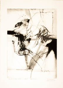 I know the light arrived I_1979_etching_54x39